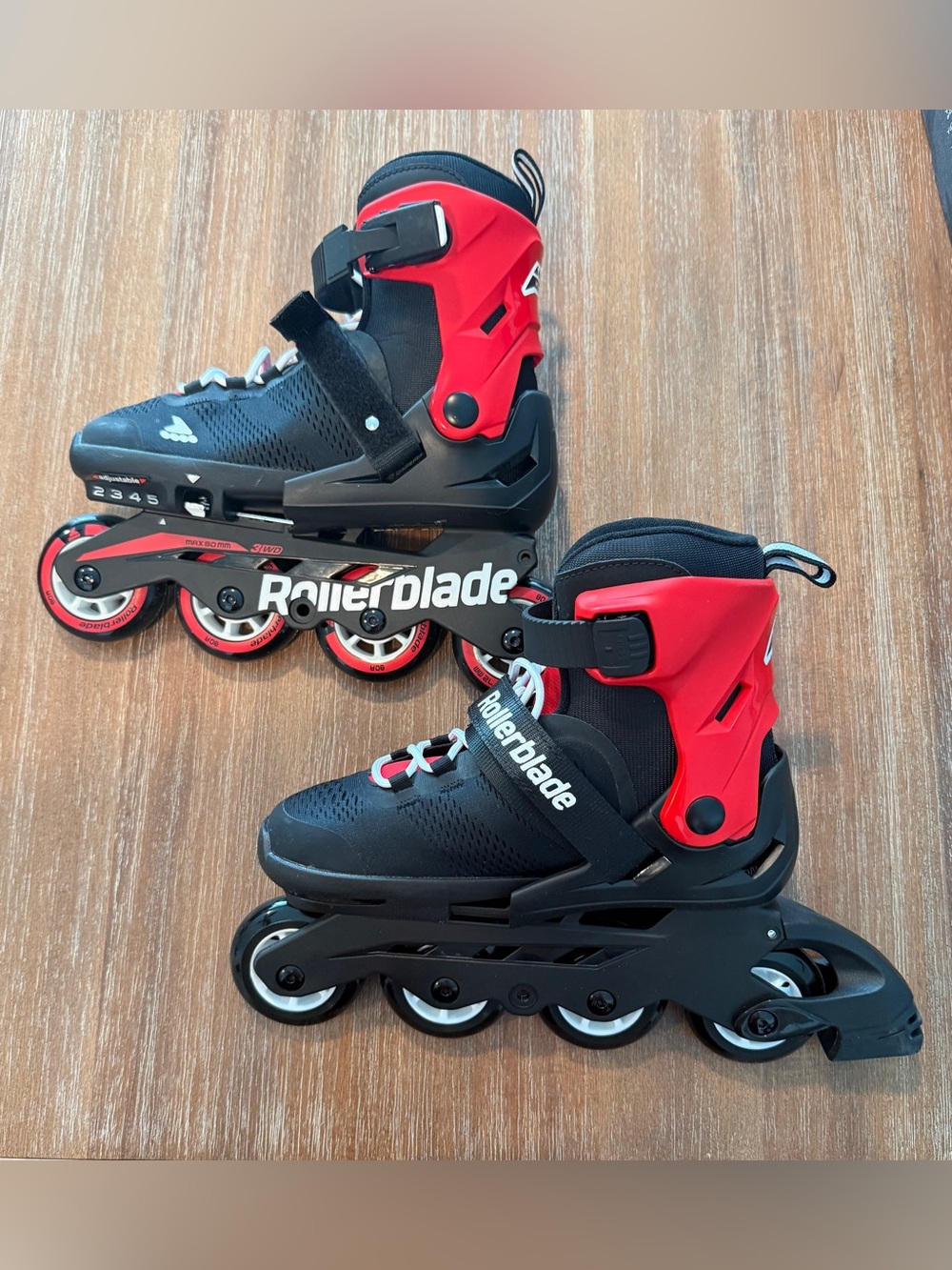 Rollerblade Microblade Kids Adjustable Inline Skates (Youth Size 2–5)